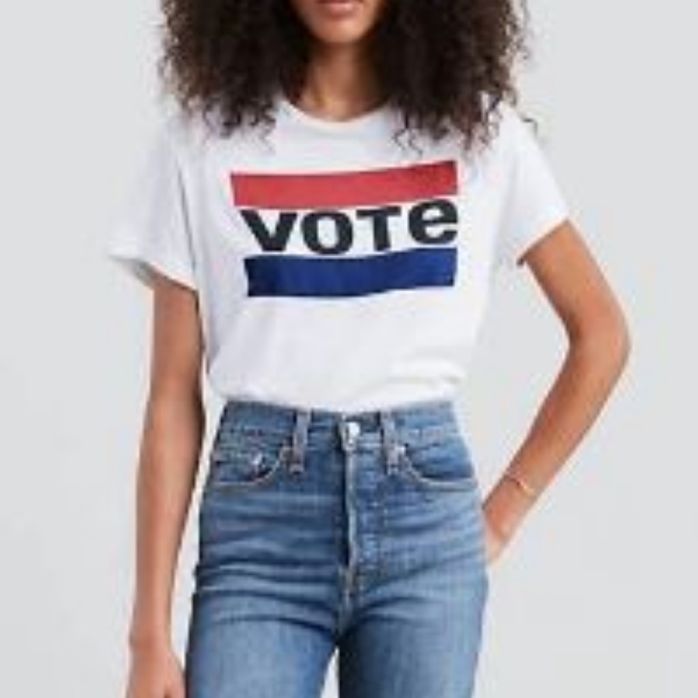Levi's Women's Vote Tee Shirt T-Shirt
